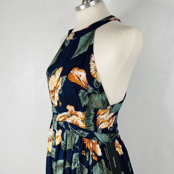 Lulus Sz M Floral Maxi Dress - Picture 4 of 12